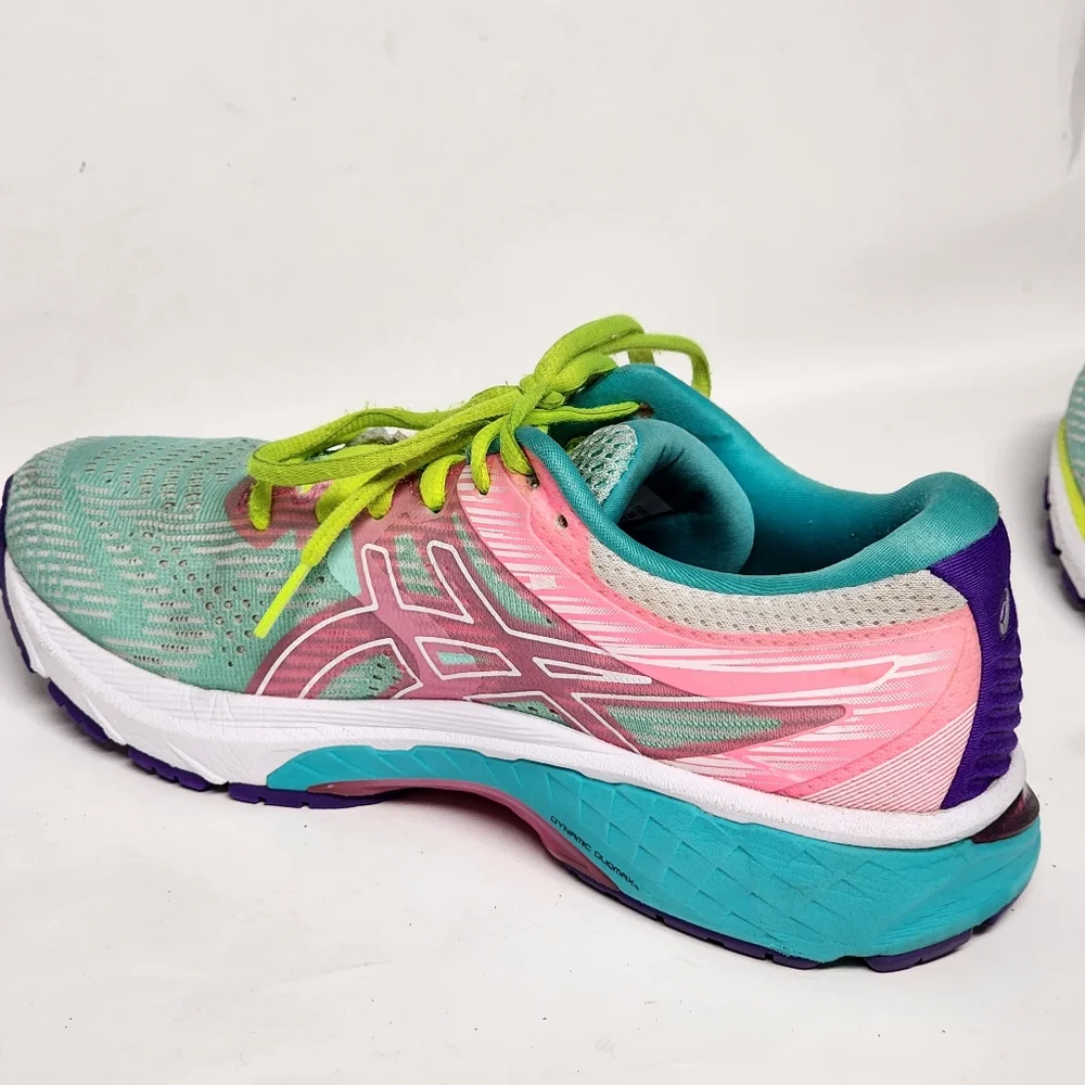 Asics Preowned GT 2000 8 Fresh Ice White Running Shoes Women Sz 7 1012A803 - Picture 11 of 12